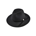 밀리어네어햇(MILLIONAIRE HATS) velvet custom fedora [BLACK]