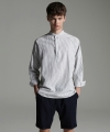 Stripe raglan sleeve shirt (White)
