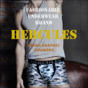 헤라클레스 언더웨어(HERCULES UNDERWEAR) [헤라클레스] 메쉬망사 모노톤 그래픽 섹시 드로즈 HB2DR113M1