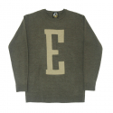 에잇볼륨(EIGHTVOLUME) EV E Logo Knit (Brown)