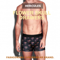 헤라클레스 언더웨어(HERCULES UNDERWEAR) [헤라클레스] 아름답고 강하다 꽃 해골 패션 드로즈