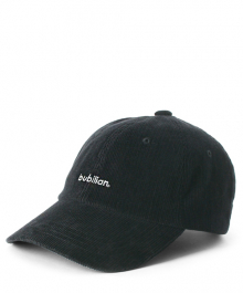 Bubilian corduroy ball cap [black]