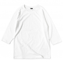 레이쿠(REIKU) [레이쿠] reiku raglan baseball T white 무지 나그랑 티셔츠