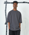 17 DOUBLE COTTON OVER FIT T-SHIRT(DARK GRAY)