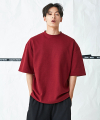 17 DOUBLE COTTON OVER FIT T-SHIRT(BURGUNDY)