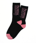 아임낫어휴먼비잉(iamnotahumanbeing) HBXPP Mixed Logo Socks - Black