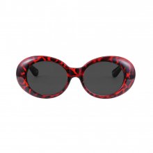 Roswell Original Glossy Red Leopard / Black Lens