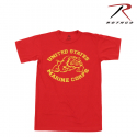 로스코(ROTHCO) 빈티지 U.S 마린 불독 티셔츠 (레드)