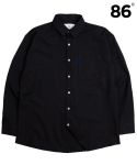 86로드(86ROAD) 2722 Oversize shirts (Black)