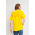 사일런트 소사이어티(SILENT SOCIETY) 이센셜 리와인드 티셔츠 - 옐로우