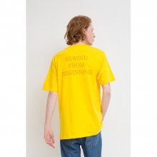 이센셜 리와인드 티셔츠 - 옐로우