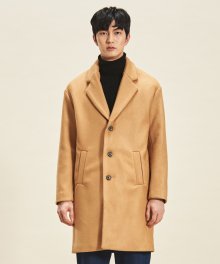 Thinsulate 3 Button Wool Coat BEIGE