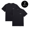 내셔널지오그래픽 티셔츠 N185UPA910 유니섹스 2PACK 기능성 쿨 반팔 티셔츠 CARBON BLACK