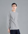 Stripe Cotton Long Sleeves (Ivory) [HDSMTL006IVO]