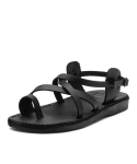 예루살렘 샌들(JERUSALEM SANDALS) NO.6 THE GOOD SHEPHERD (BUCKLED)_BLACK (남여공용)