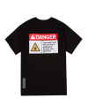 Work Risk Danger T-shirt Black