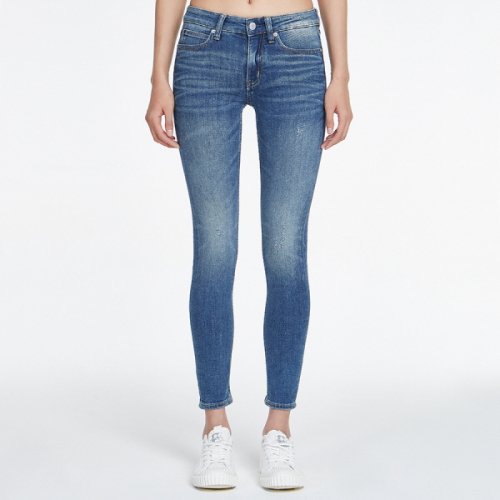 캘빈클라인 진(CALVIN KLEIN JEANS) [CK] 여 J208980 911 미드라이즈 스키니핏 데님팬츠 - 103,050원 | 무신사 스토어