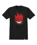 스핏파이어(SPITFIRE) Bighead Fill S/S T-Shirt - Black / Red Print