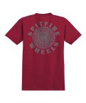 스핏파이어(SPITFIRE) OG Classic S/S T-Shirt - Cardinal/Grey Prints