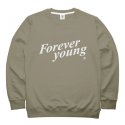 비쿨(BE COOL) Forever Young Crewneck khaki