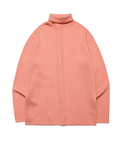 라퍼지스토어(LAFUDGESTORE) 메리노울 폴로넥니트_Blooming Pink - 27,000원 | 무신사 스토어