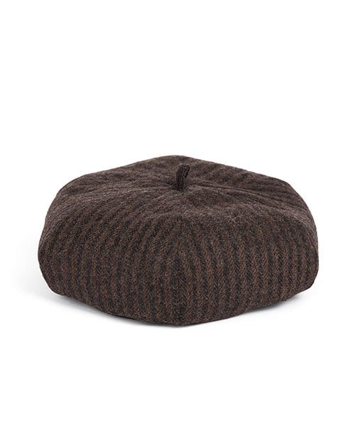 와일드 브릭스(WILD BRICKS) HBT STRIPE BERET (brown) - 39,000원 | 무신사 스토어