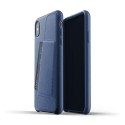 무쪼(MUJJO) Full Leather Wallet Case for iPhone Xs  Max - Blue