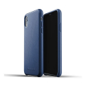 무쪼(MUJJO) Full Leather Case for iPhone Xr - Blue
