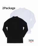 탄탄(TANTAN) (패키지)롱 레이어드 모크넥 티셔츠