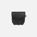 살랑(SALRANG) Button Shoulder AirPods Leather Case Black