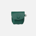 살랑(SALRANG) Button Shoulder AirPods Leather Case Green