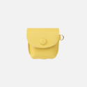 살랑(SALRANG) Button Shoulder AirPods Leather Case Yellow