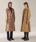 High Quality Overfit Long Trench Coat (베이지)