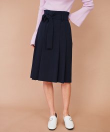 T/belted high waist skirt_NV