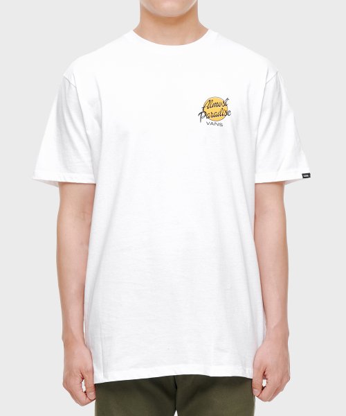 반스(VANS) 올모스트 파라다이스 SS 티 - 화이트 / VN0A3W1DWHT1 - 23,900원 | 무신사 스토어