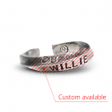윌리앤더피(WILLIE and DUFFY) Custom Stamp Ring (Twist ver.) (실버925) (핸드메이드)