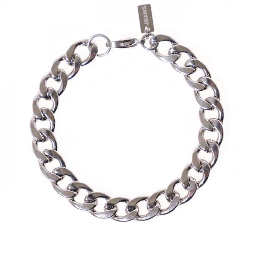 Musinsa Jbans Classic Flat Round Surgical Steel Chain Bracelet