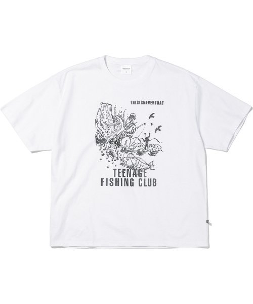 디스이즈네버댓(THISISNEVERTHAT) Teenage Fishing CLUB Tee White - 19,500원 | 무신사 스토어