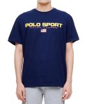 폴로 랄프 로렌(POLO RALPH LAUREN) 폴로 스포츠 숏 슬리브 티셔츠 - 네이비
