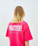 에어펀치(AIRPUNCH) Slogan T-shirt_pink