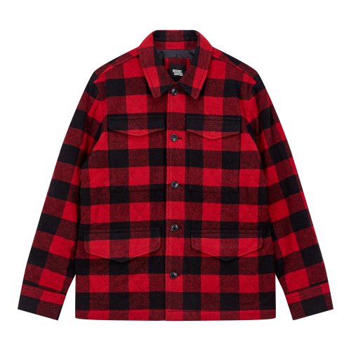 디자인 유나이티드(DESIGN UNITED) 플란넬 퀼팅 점퍼 - 59,900원 | 무신사 스토어