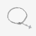 러쉬오프(RUSH OFF) Surgical Steel Twinkle Star Chain Bracelet / 트윙클 스타 체인 팔찌-발찌