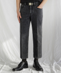 가먼트레이블(GARMENT LABLE) [피스워커x가먼트레이블]Garment Worker Stitch Jeans / Tapered (Black Tan)