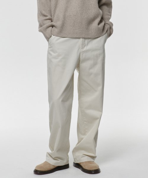 Musinsa Musinsa Standard Wide Chino Pants Cream