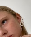 [usual ME] circle seashell earrings