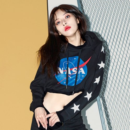 클라이드앤(CLRIDEN) NASA 별 후드티셔츠 FJDTS982F BK - 31,800원 | 무신사 스토어