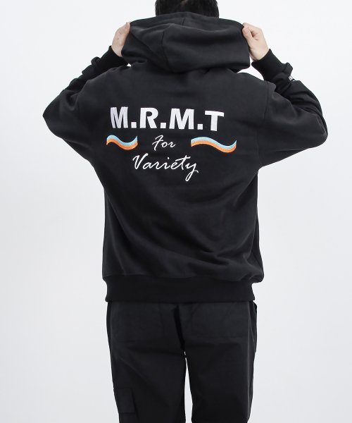 메리먼트(MERRIMENT) (유니섹스)950g Heavy M Logo Hood Zip-up (BLACK) - 39,000원 | 무신사 스토어