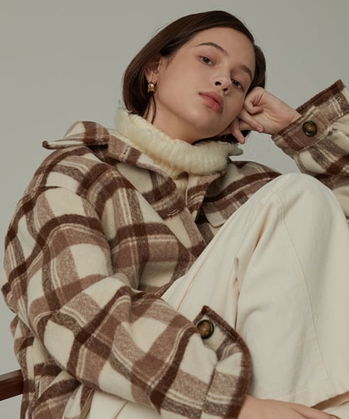 유앤제이 프로젝트(U AND J PROJECT) Check Flannel Jacket - 124,000원 | 무신사 스토어