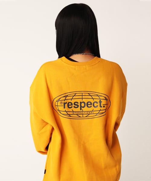 리스펙트(RESPECT) 인터네셔널 백로고 리스펙트 맨투맨 (머스타드) - 41,400원 | 무신사 스토어