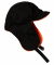 슬리피슬립 [unisex]F/W REVERSIBLE SATIN TROOPER HAT BLACK/ORANGE